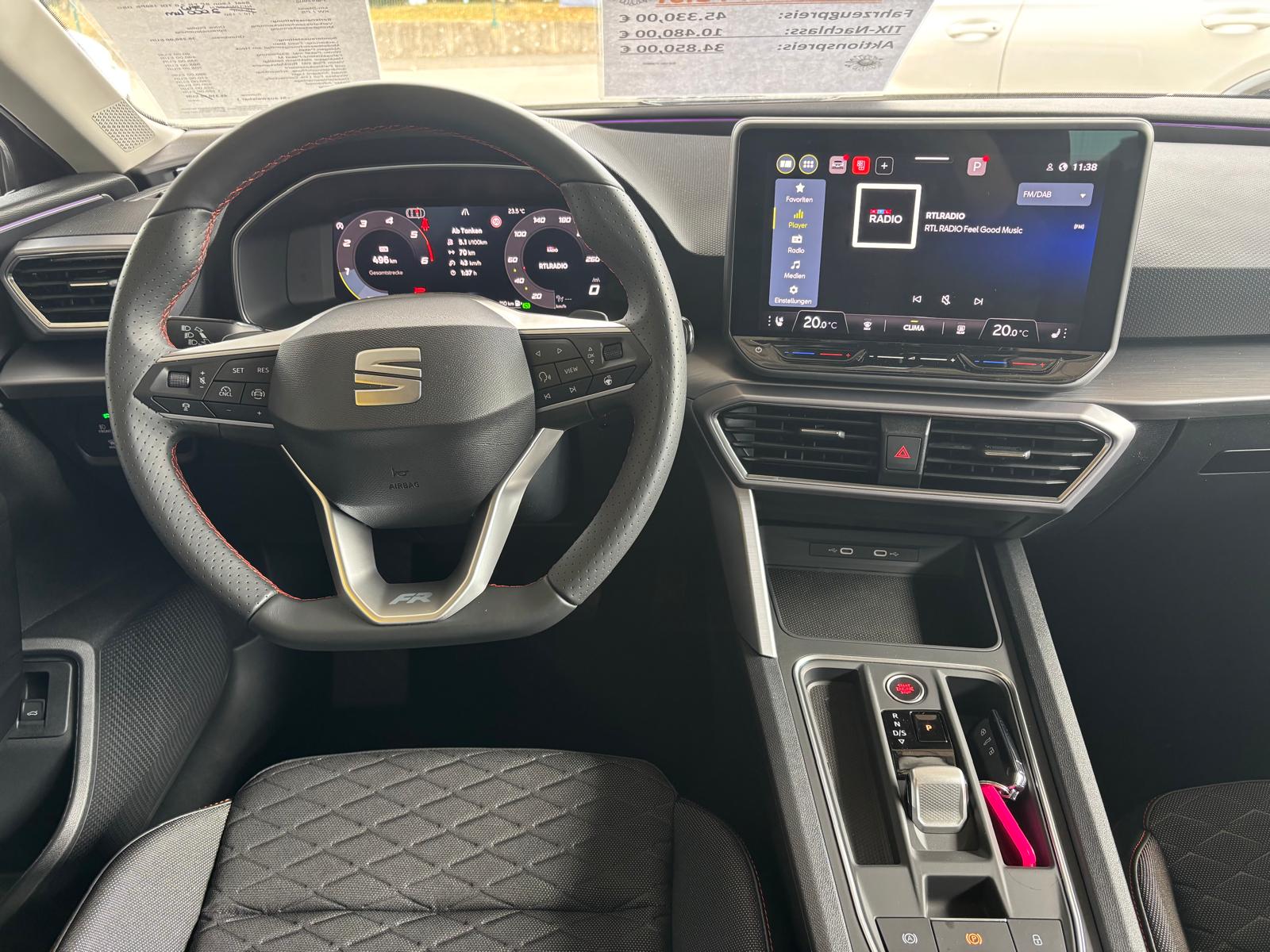 Fahrzeugabbildung SEAT Leon Sportstourer FR 2.0 TDI 110 kW (150 PS) 7-Gang-DSG